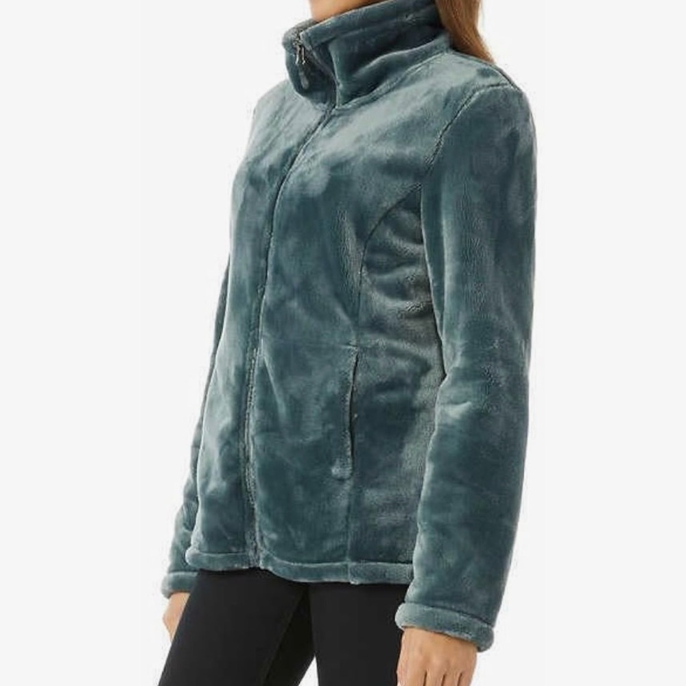 32 Degrees Heat Women's Plush Faux Fur Soft & Cozy Full Zip Jacket - XL